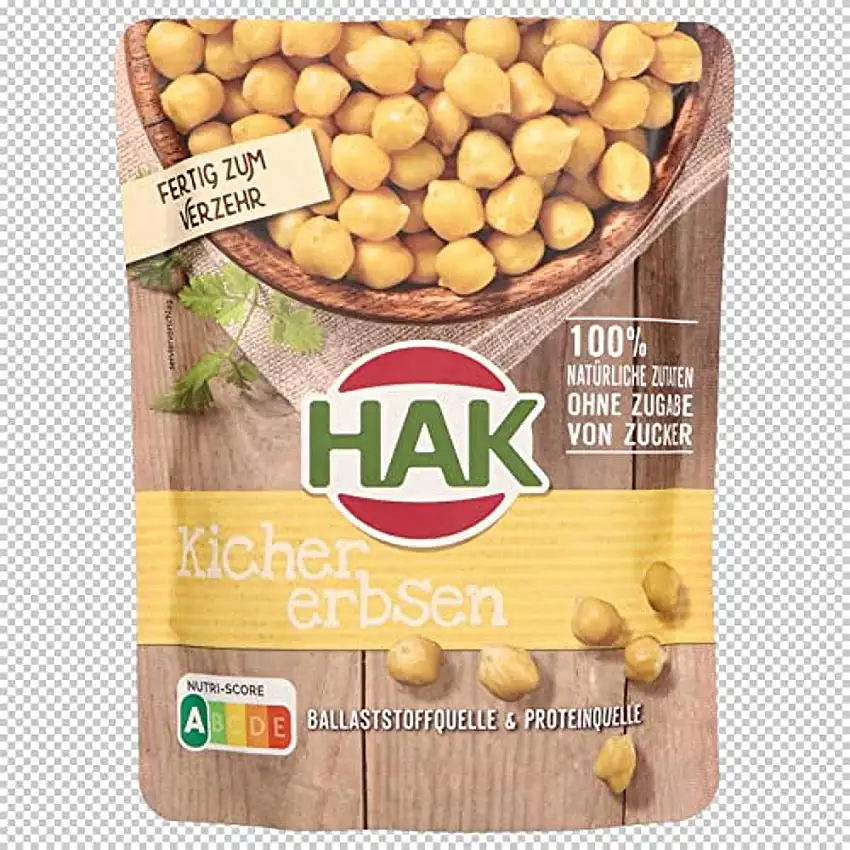 HAK Kichererbsen im Standbeutel, 225 g, Abtropfgewicht 200 g