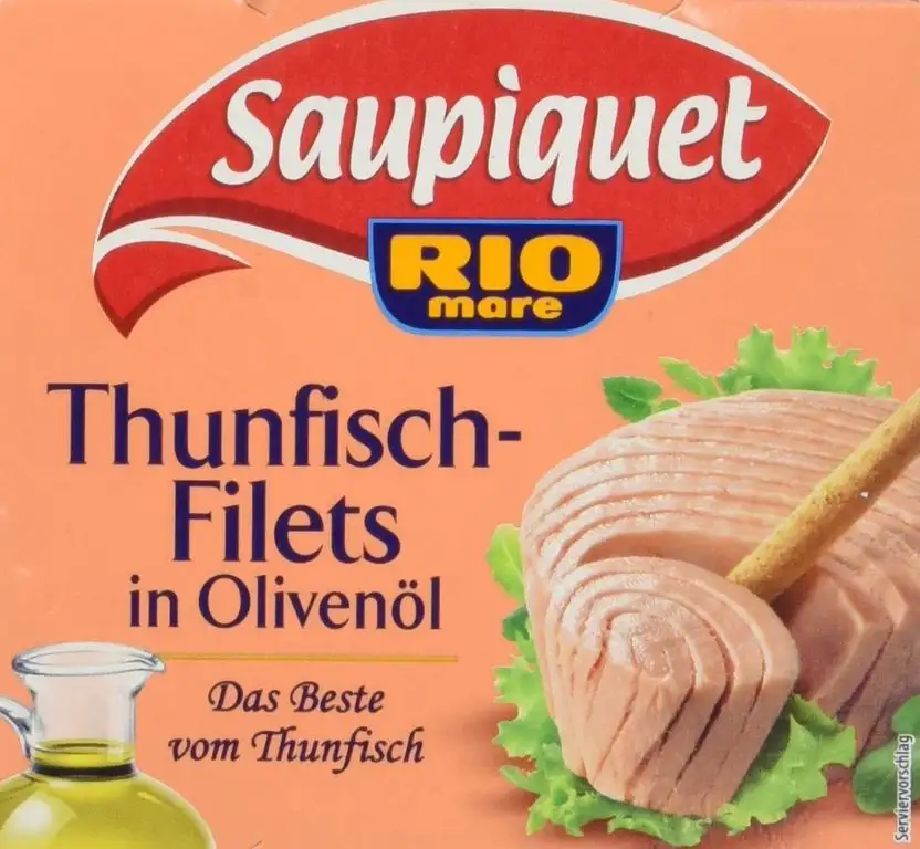 Saupiquet Thunfischfilets in Olivenöl, 185 g Dose