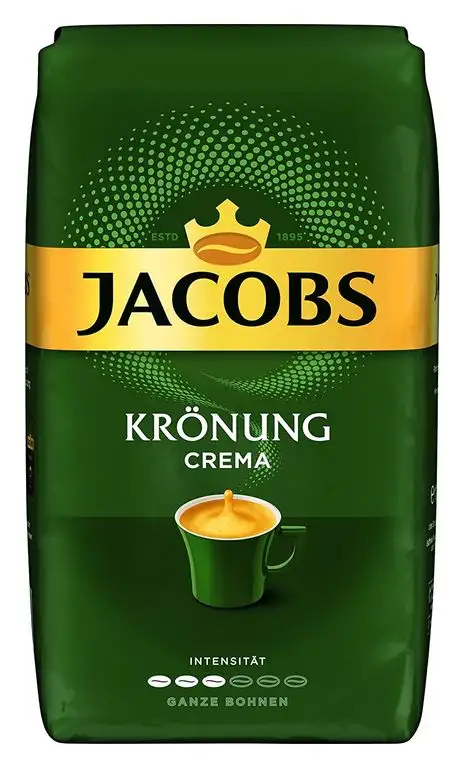 Jacobs Kaffeebohnen Krönung Crema, 1 kg Bohnenkaffee