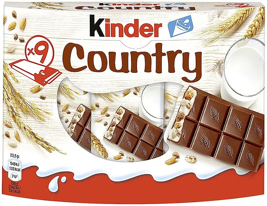 Kinder Country, 9 Stück, 212 g