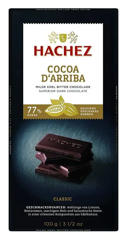 Hachez Cocoa Tafel - Cocoa d'Arriba Tafel Mango, 5er Pack (5 x 100 g)