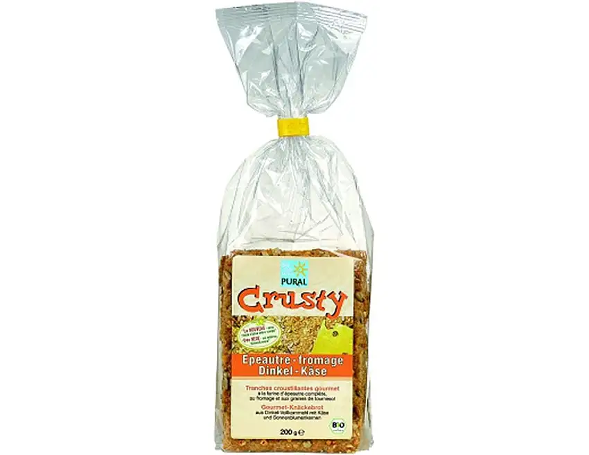 Knäckebrot Crusty Käse - Dinkel
