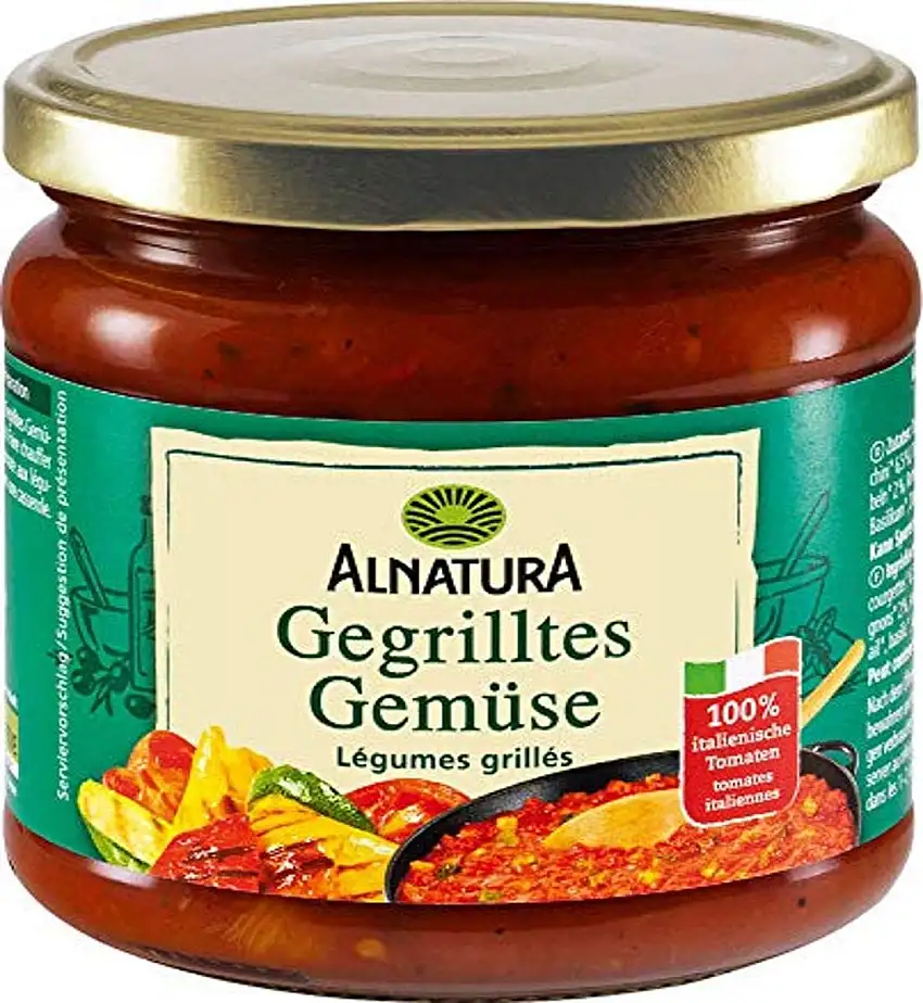 Alnatura Tomatensauce, Gegrilltes Gemüse 0,35 l