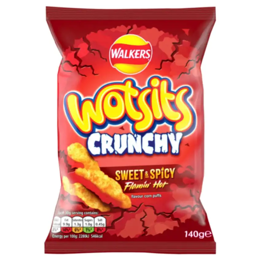 Wotsits Crunchy Flamin Hot 140 g