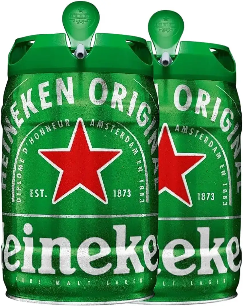Bier HeinekenInternational Spezielle Flasche 5 L (Schachtel mit 2 Spezielle Flasche von 5 L)