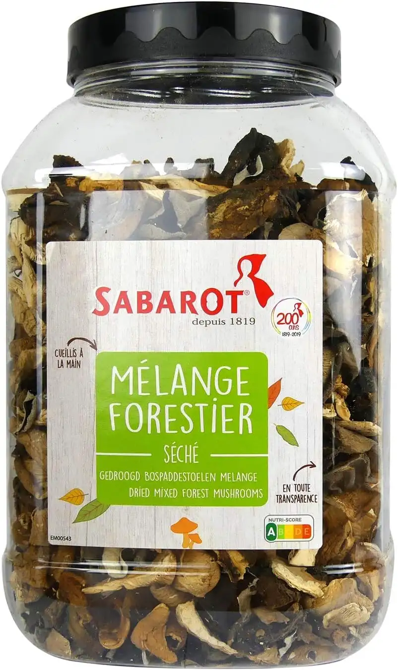 Sabarot Mélange Forestier 500g Packung (getrocknete Waldpilze)