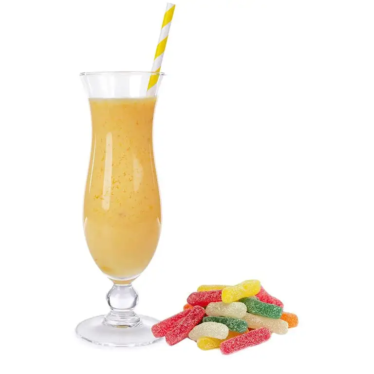 Saure Bonbons Molkepulver Luxofit mit L-Carnitin Protein angereichert Wellnessdrink Aspartamfrei Molke (333 gr)