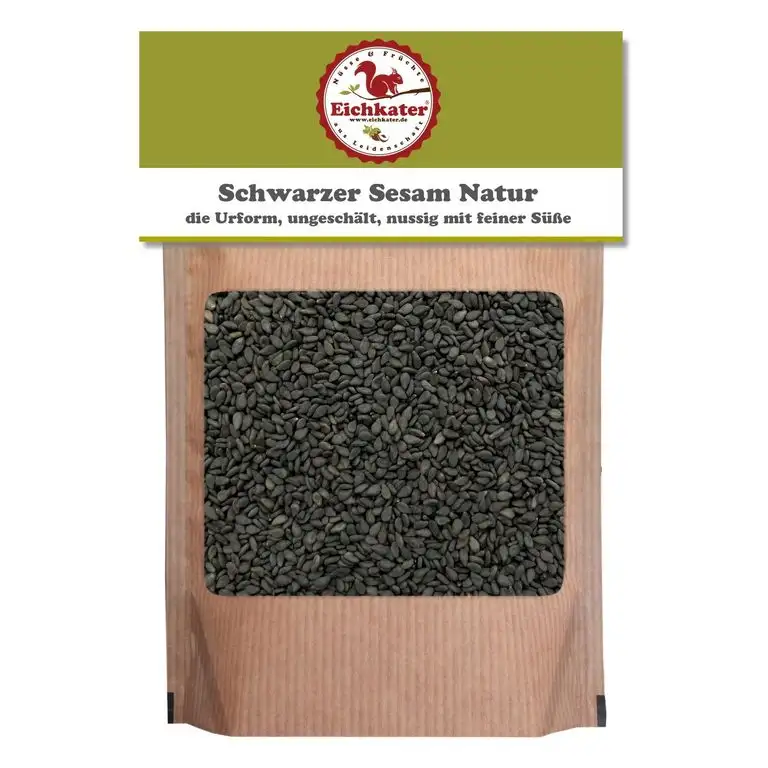 Eichkater Schwarzer Sesam Natur 2er-Pack (2x185 g)