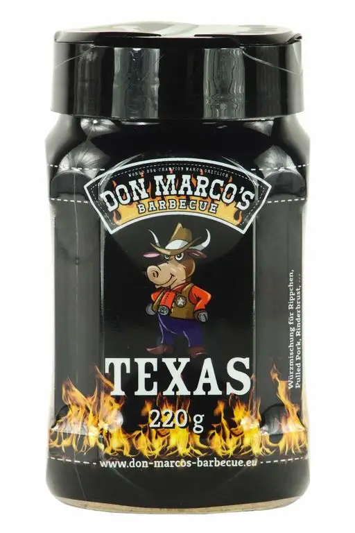 Don Marco's Barbecue Rub Texas 220g in der Streudose, Grillgewürzmischung