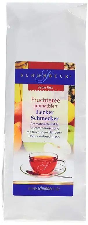 Schuhbeck Früchtetee - Lecker Schmecker, 3er Pack (3 x 100 g)
