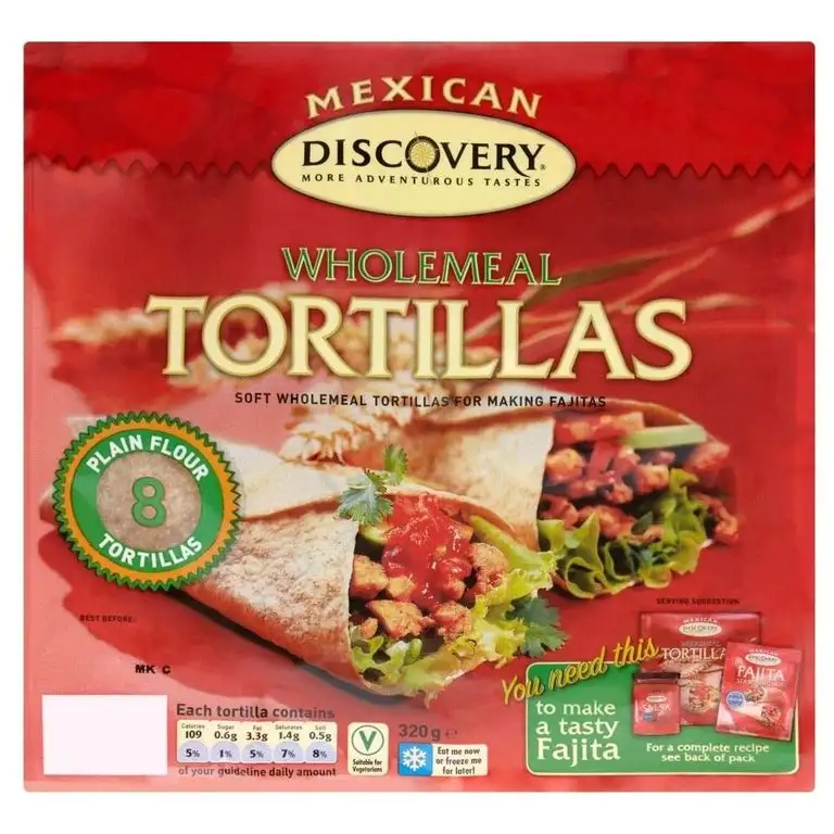 Santa Maria Mexican Vollkorn Tortillas (8 pro Packung) - Packung mit 2