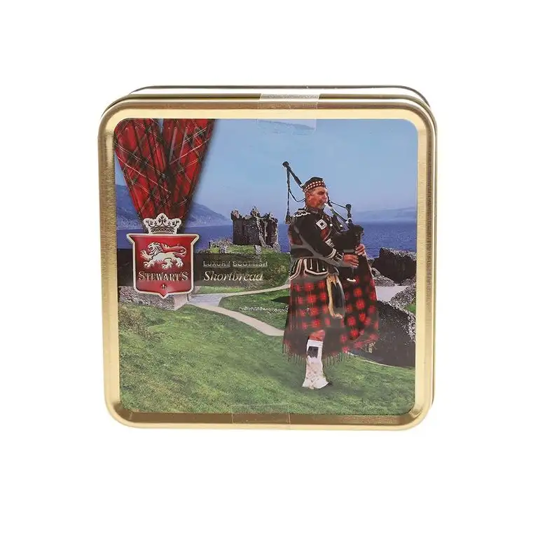 125g Shortbread Tartan Sammlung - Loch Ness Pfeifer/Urquhart Schloss