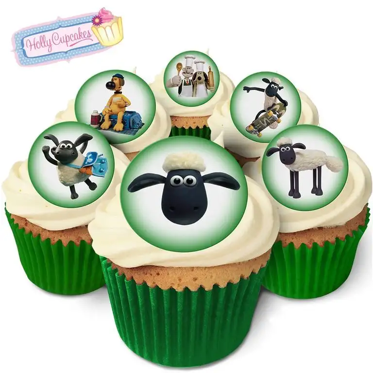 24 Wunderschöne essbare Kuchendekorationen: Shaun-das-schafde / 24 Edible Decorations: Shaun the Sheep