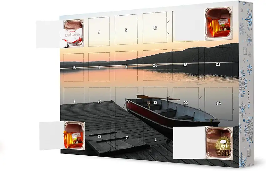 artboxONE Adventskalender mit Pralinen von Ferrero Algonquin Provincial Park Sunset Adventskalender Natur