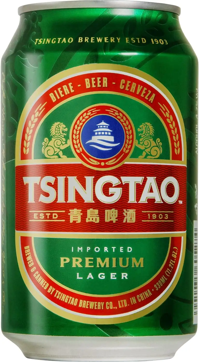 TSINGTAO - Bier 4,7% Alkoholgehalt - Plato 10,8 - Multipack (24 X 330 ML)