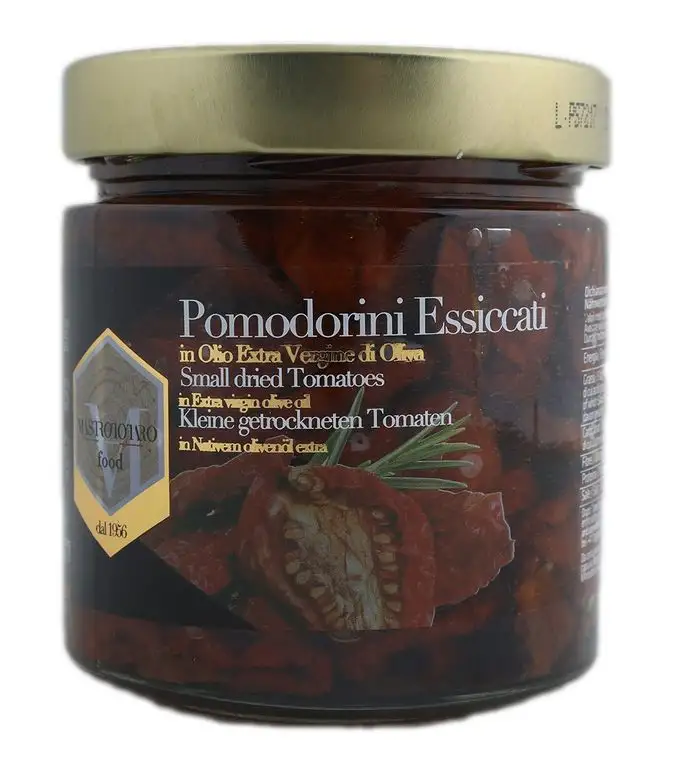 Kleine getrockneten Tomaten in natives Olivenöl extra 410ml (Apulien - ITALY)