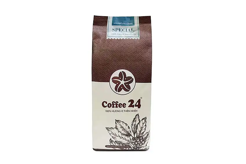 VietBeans Coffee24 SPECIAL – Hochwertige Kaffeebohnen aus Pleiku – Vietnamesischer Kaffee aus organischem Anbau – Espresso Kaffee Vietnam - 250g