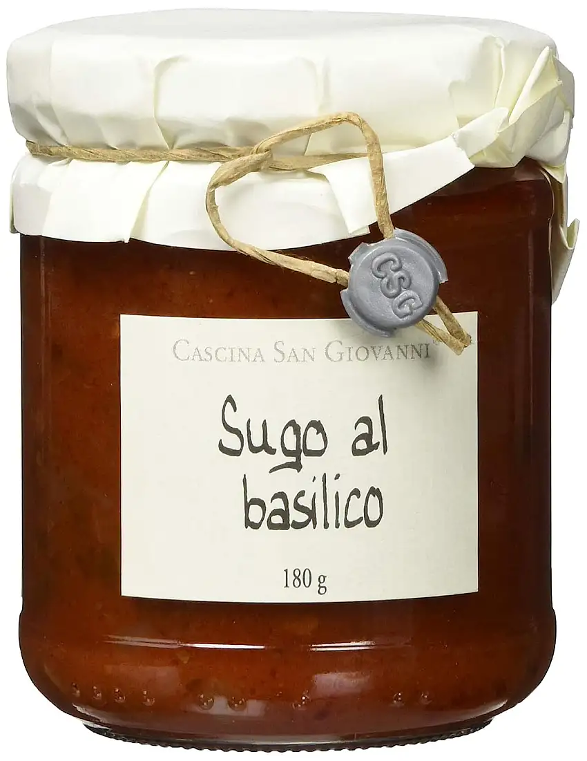 Cascina San Giovanni Sugo al basilico, Tomatensauce mit Basilikum