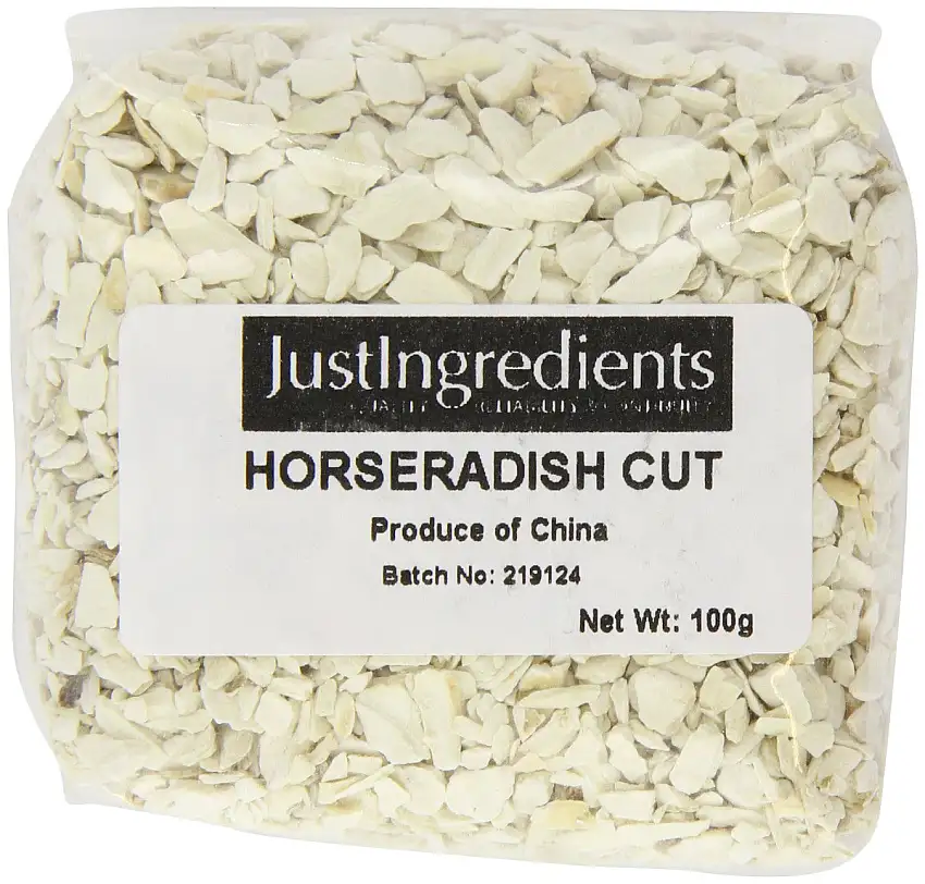 JustIngredients Essential Meerrettich geschnitten, Horseradish Cut, 5er Pack (5 x 100 g)