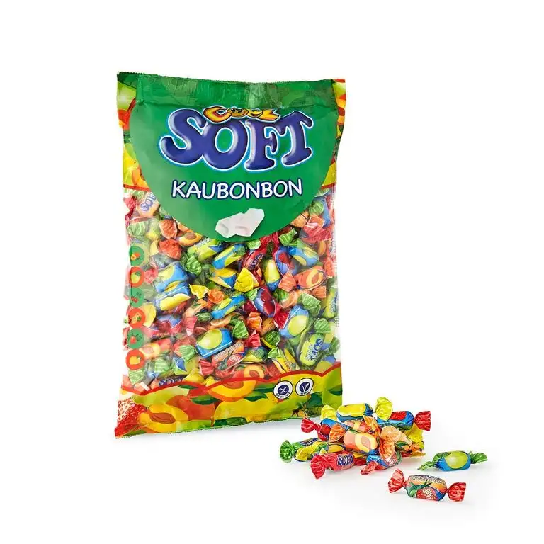 Cool Soft Kaubonbons | vegan und glutenfrei | im Beutel, 1er Pack (1 x 1 kg), 75100