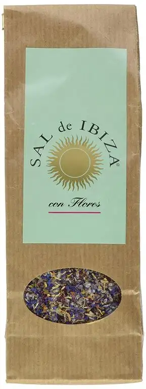 Sal de Ibiza Granito con flores, Meersalz mit Blüten, 150 g