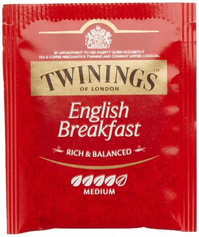 Twinings English Breakfast Tee 200g, Schwarztee ∙ Voller, runder und kräftiger Schwarztee aus den besten Teegärten von Sri Lanka und Indien. Black Tea, 100 Teebeutel, 1er Pack (1 x 200 g)