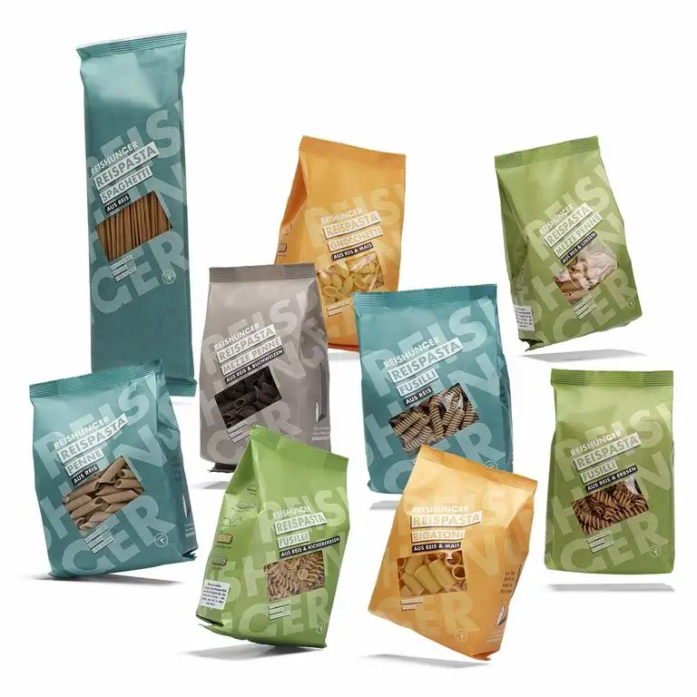 Reishunger Reispasta 9er Set – Glutenfreie Italienische Nudeln aus Reis, Mais, Linse, Erbse, Buchweizen oder Kichererbsen, DELUXE Kennenlernset (5 x 400g, 4 x 240g) - Perfekt als Geschenk