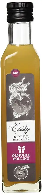 Ölmühle Solling Apfelessig naturtrüb - BIO, 1er Pack (1 x 250 ml)