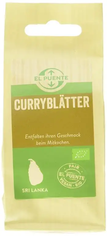 El Puente Curryblätter, ganz, 5er Pack (5 x 5 g)