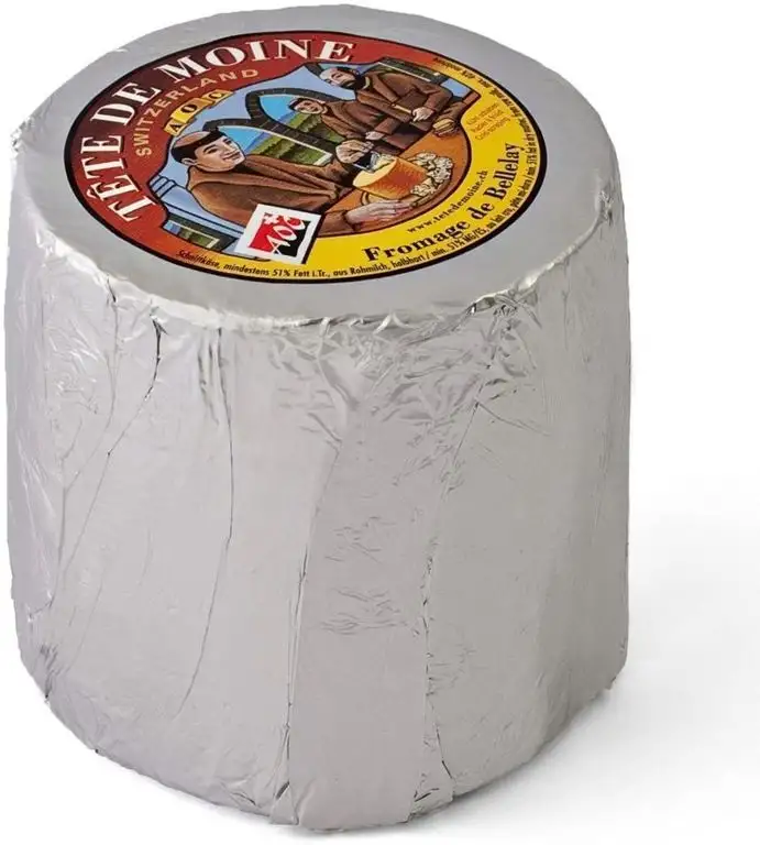 Tete de Moine AOC 900g whole cheese by Tete de Moine
