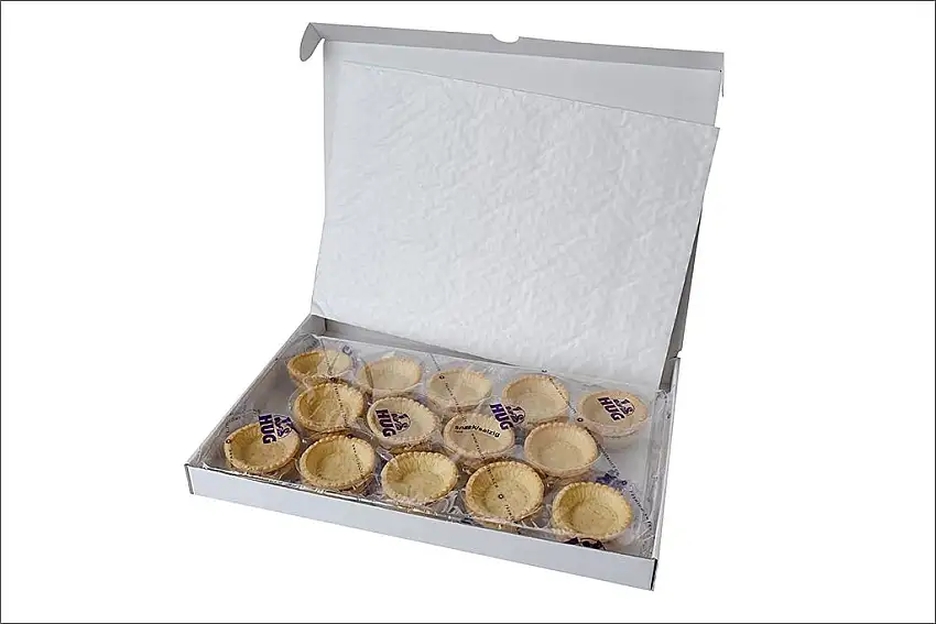 Tartelettes Snack rund, neutral, Ø 7 cm, 28 Stück