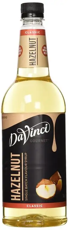DaVinci Gourmet Classic Hazelnut Syrup Pet, 1er Pack (1 x 1 l)