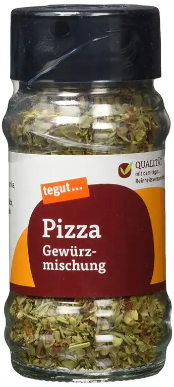 tegut... Pizza Gewürzmischung, 1 x 25 g