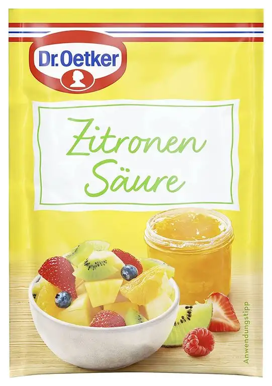 Dr. Oetker Zitronensäure, 12er Pack (12 x 25 g)