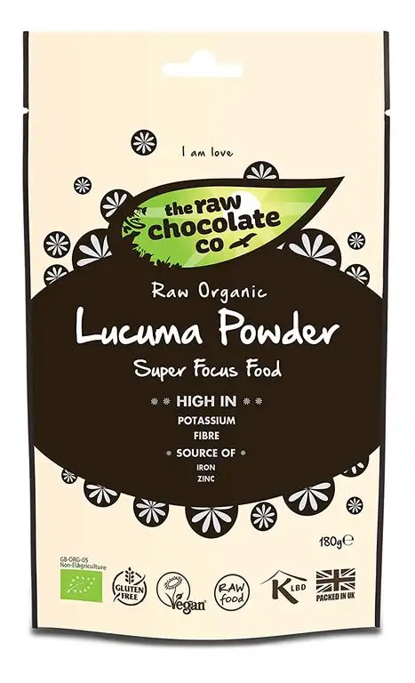 The Raw Chocolate Company Organic Lucuma Fruit Powder 180g (Pack of 1)