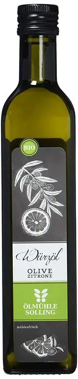 Ölmühle Solling Bio Olivenöl mit Zitrone, 1er Pack (1 x 500 ml)
