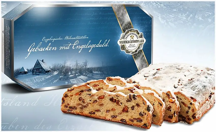 Bäckerei Nestler - erzgebirgischer Butter Rosinenstollen