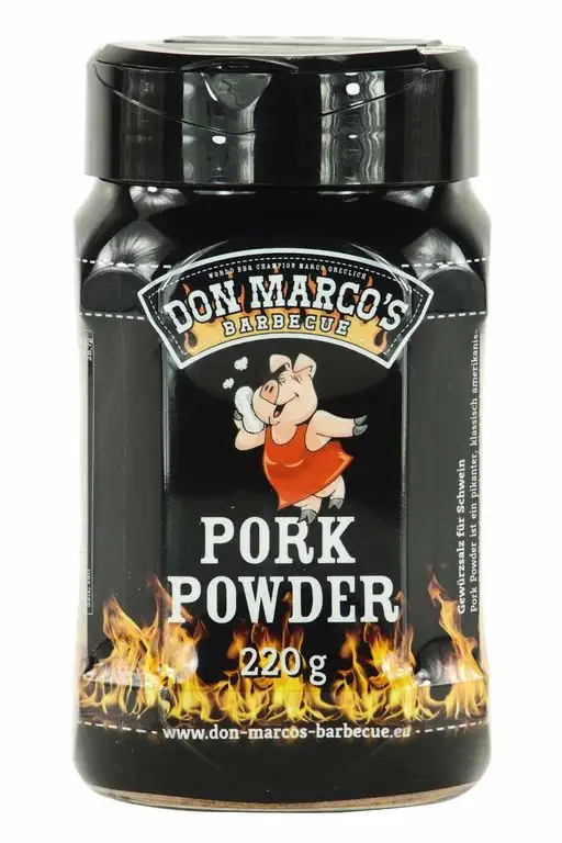 Don Marco's Barbecue Rub Pork Powder 220g in der Streudose, Grillgewürzmischung