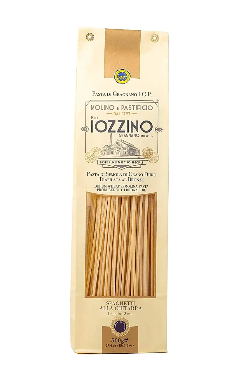Pastificio F.lli Iozzino - Hartweizen Pasta g.g.A - Spaghetti alla chitarra 3Kg (6x500g)