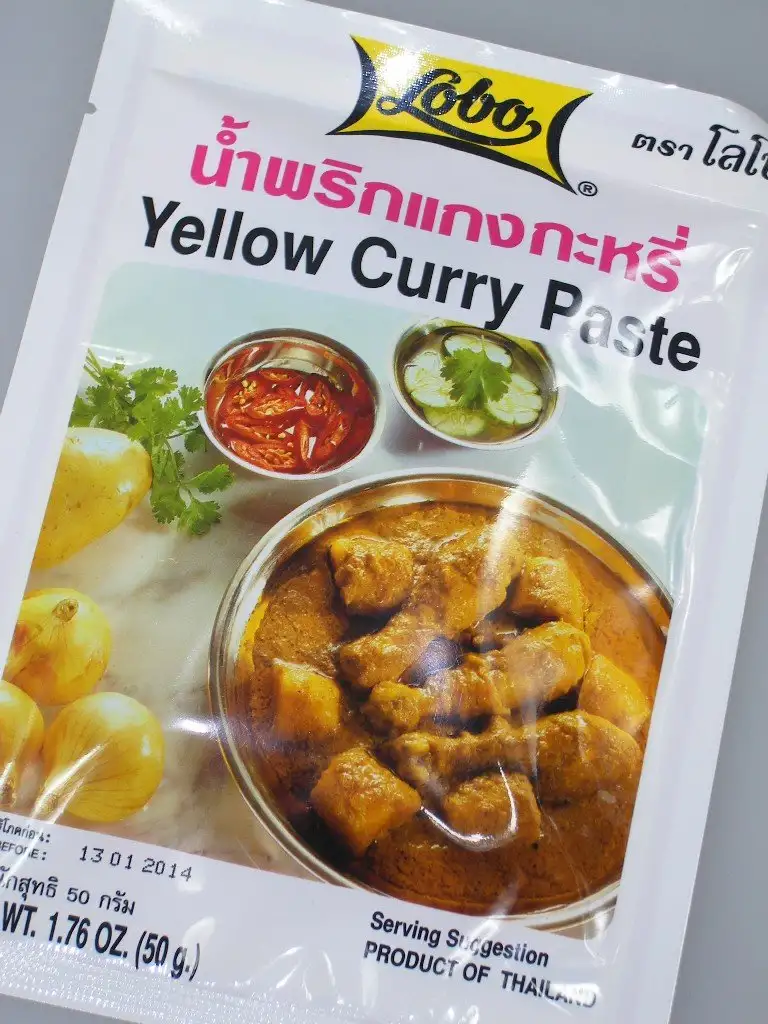 [ 2x 50g ] LOBO Gelbe Curry Paste / Yellow Curry Paste