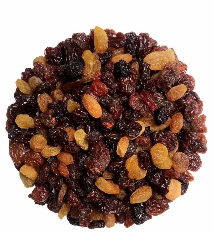 Fru'Cha! - BIO Rosinen-Mix-Tricolore / Sultanas, Weinbeeren und grüne Rosinen - 1000g Plastikfrei verpackt -100% kompostierbar