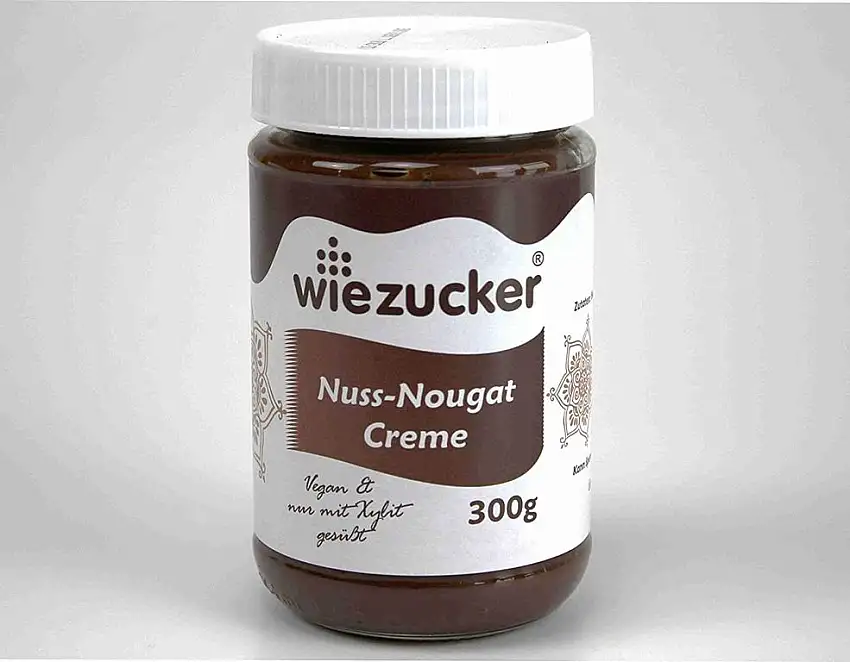 Wiezucker Nuss-Nougat-Creme mit Xylit-Schokolade, 33% Haselnuss (300g)