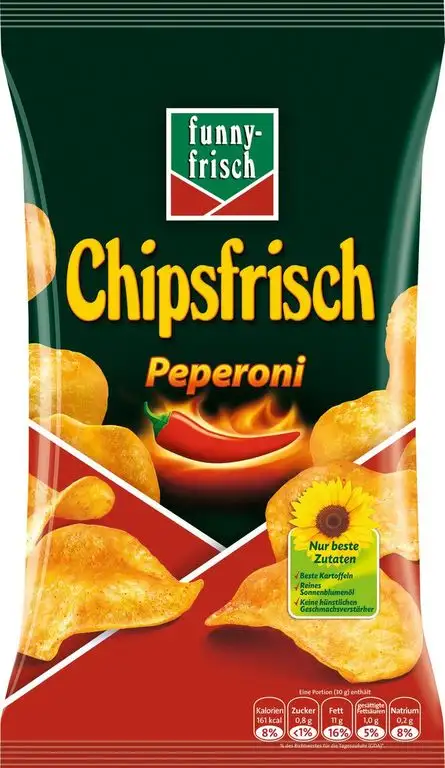 funny-frisch Chipsfrisch Peperoni, 175 g