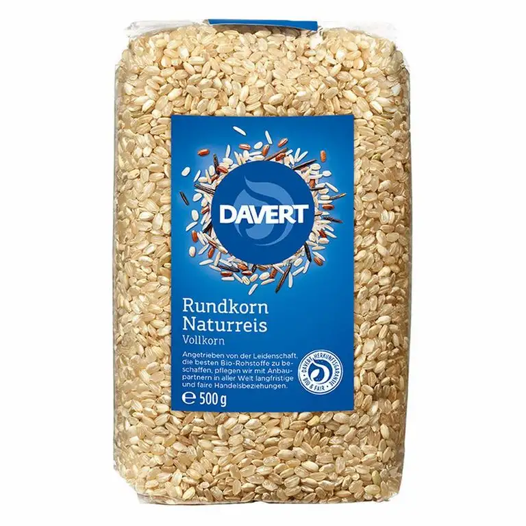 Davert, Naturreis, Rundkorn, 500g [Lebensmittel & Getränke]