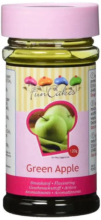 FunCakes Aromastoff Grüner Apfel, 1er Pack (1 x 120 g)