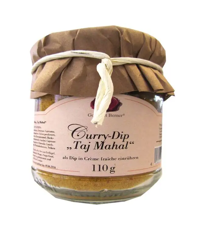Gourmet Berner, Curry-Dip "Taj Mahal" im 110g Glas