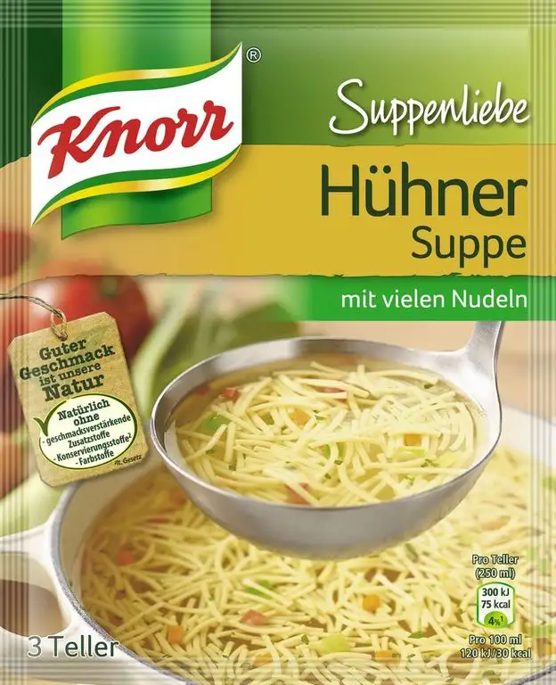 Knorr Suppenliebe Hühner Suppe 3 Teller