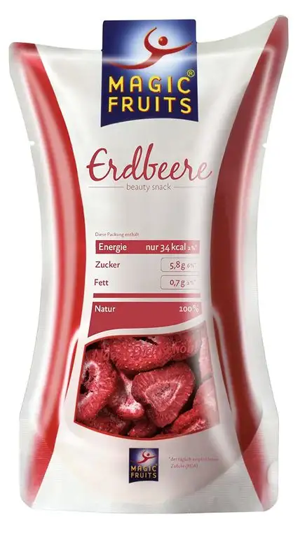 Magic Fruits  Beauty Snack Erdbeere, 3er Pack (3 x 12 g Packung)