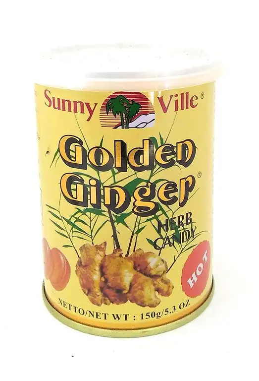 Sunny Ville Golden Ginger Herb Drops Scharf, 150 Gramm
