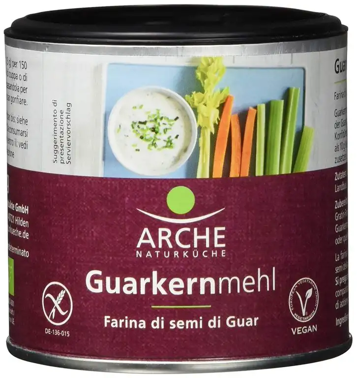 Arche Guarkernmehl 125g -Jetzt Bio- Bio Backzutat, 2er Pack (2 x 125 g)
